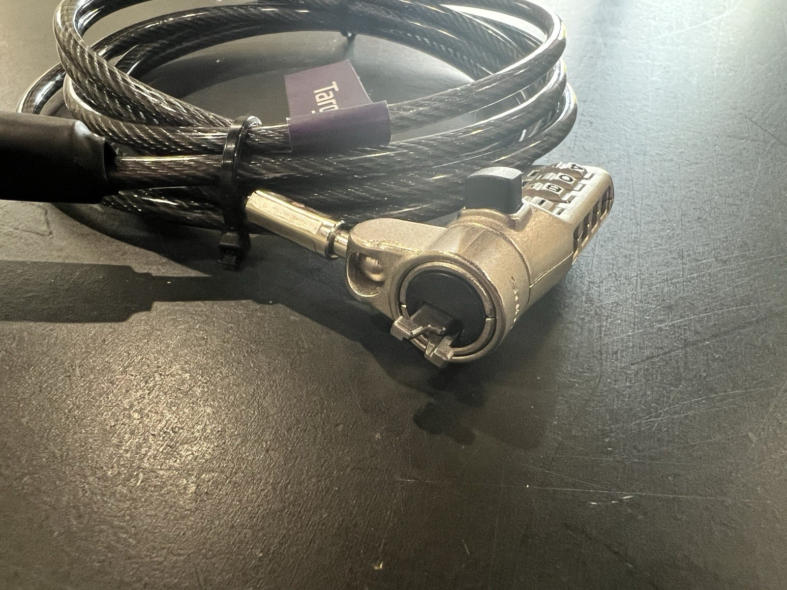 Targus DEFCON Compact Serialized Combo Cable Lock, Black (ASP71GLX-S/25S)