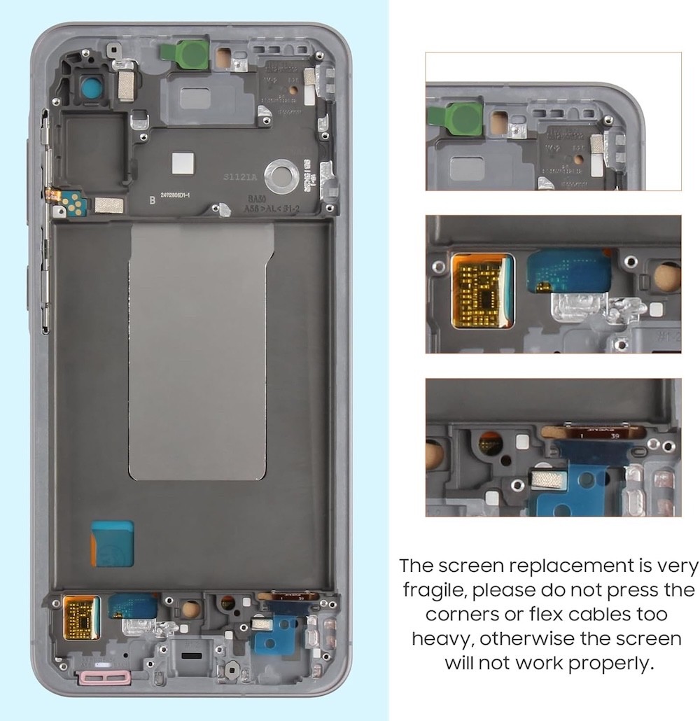 For Samsung Galaxy A Series In Cell & OLED screen LCD with or  without Frame OEM