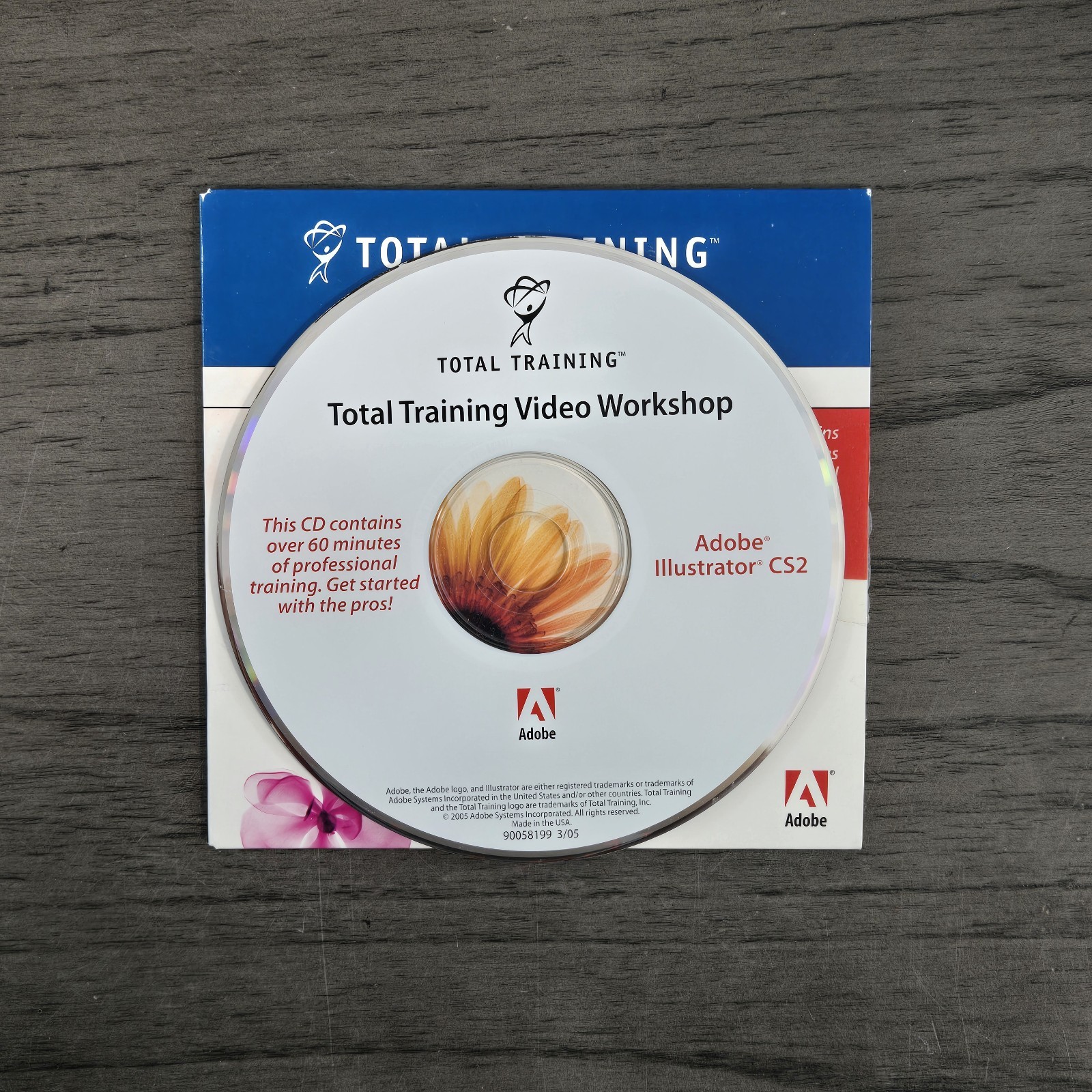 Adobe Illustrator CS2 in Box w/ manual and Total Training Video for Macintosh