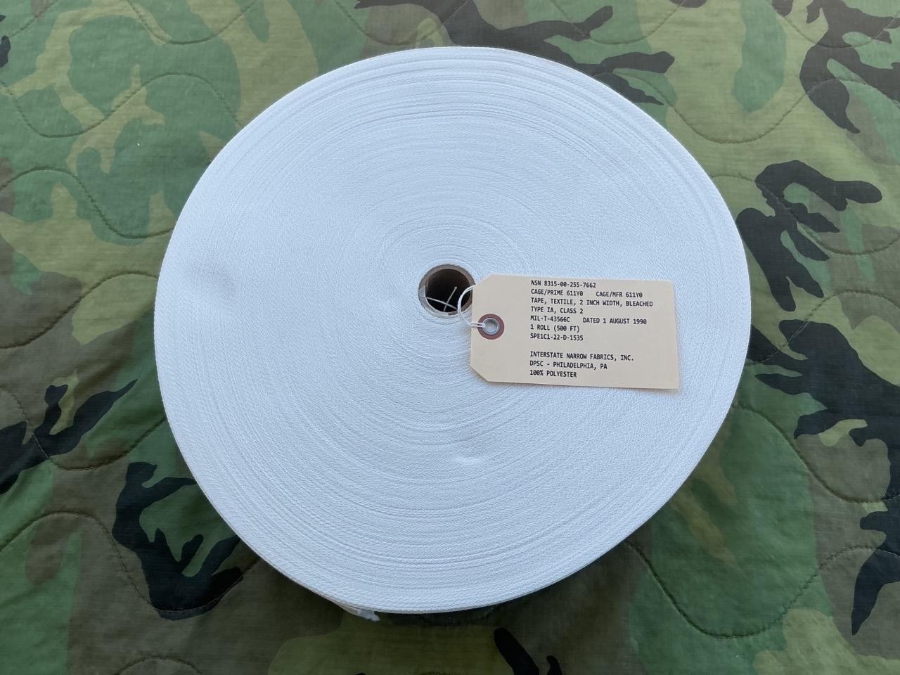 1 Roll Military Surplus 2” Engineer Construction Marking Safety TEXTILE TAPE GI