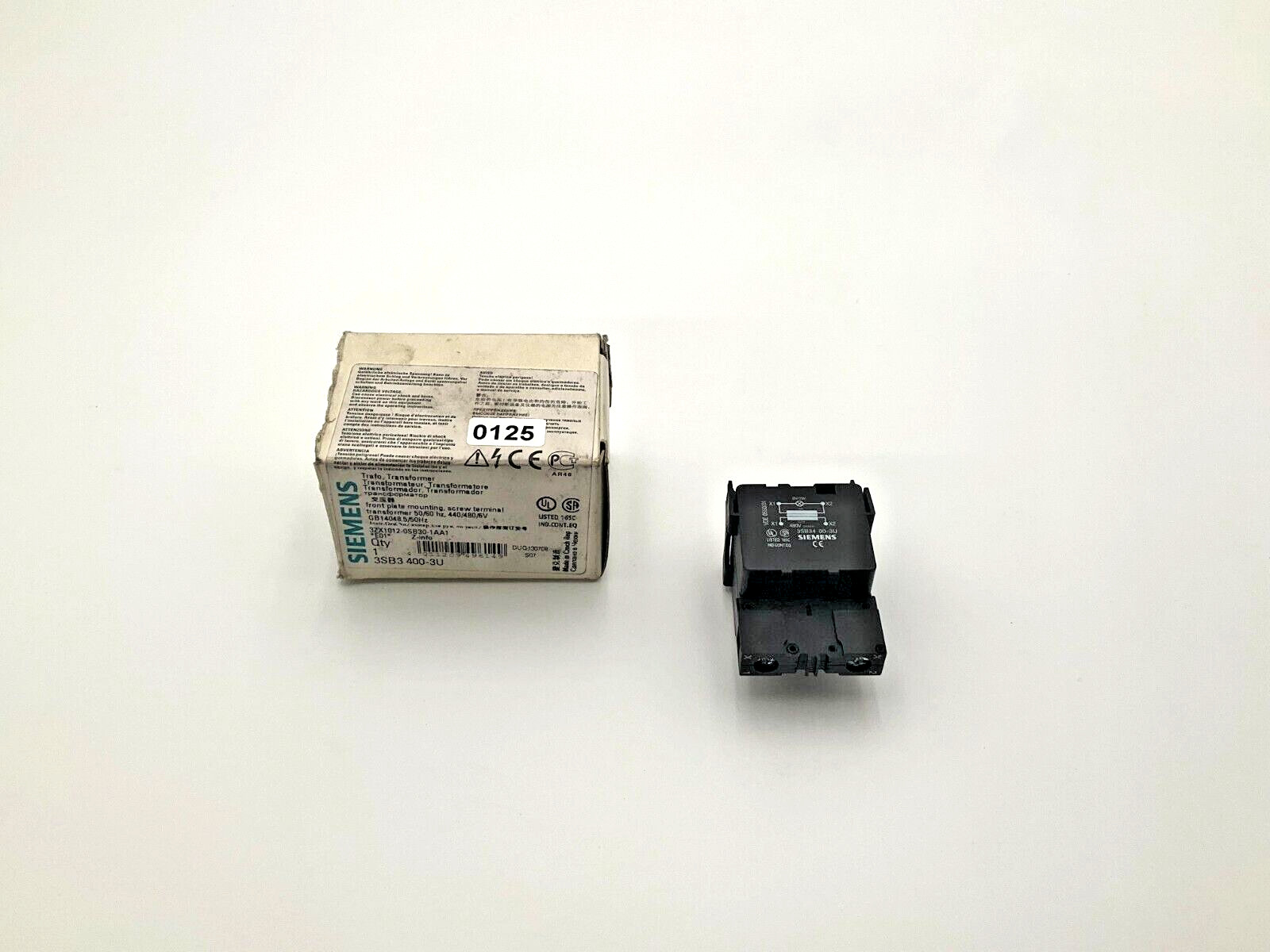 Siemens 3SB34 00-3U Transformer 480 V 3SB3 400-3U 3SB34 New (VT)