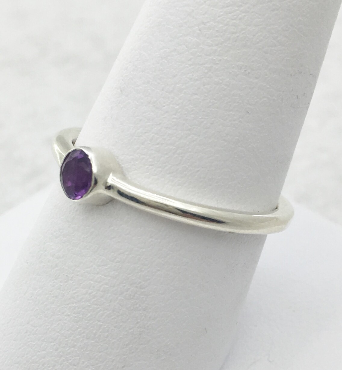 Sterling Silver Amethyst ring size 9