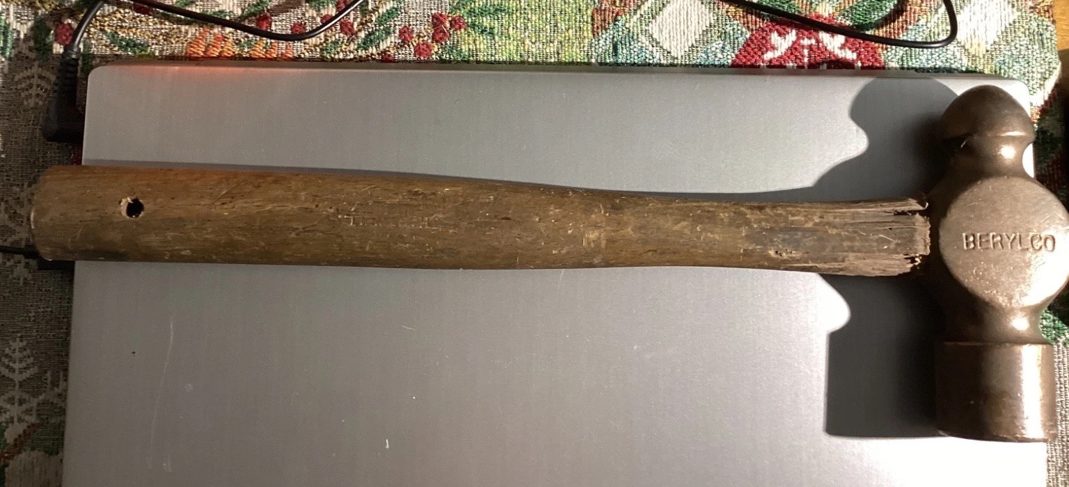Berylco Beryllium Copper H-57 Non- Sparking Ball Peen Hammer - L👀K
