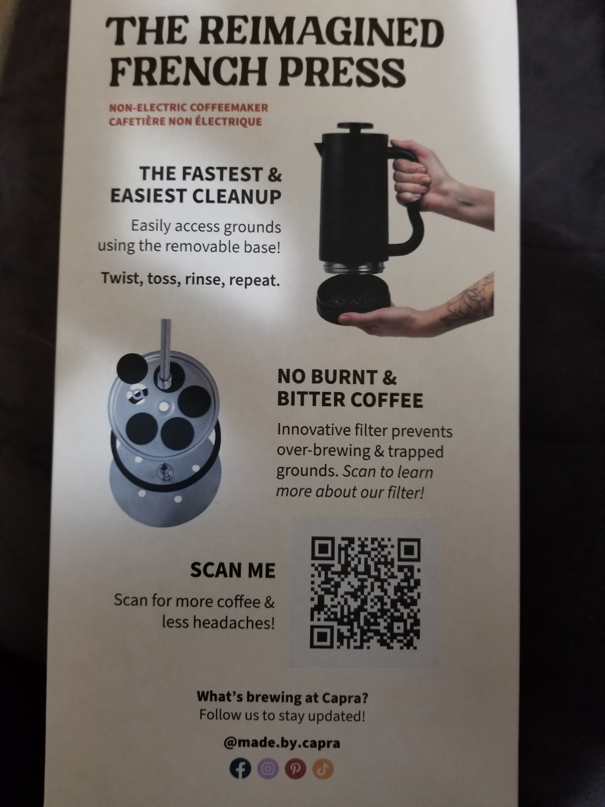 Capra Press(French Press)