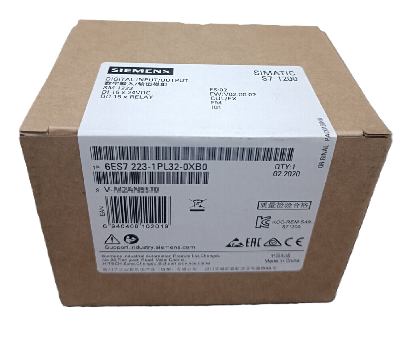 Siemens 6ES7223-1PL32-0XB0 Controller Module New in box