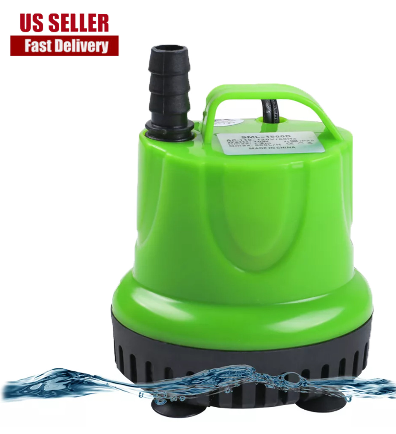 Submersible Water Pump for Pond 25W Aquarium Hydroponics Fish Tank Fountain New