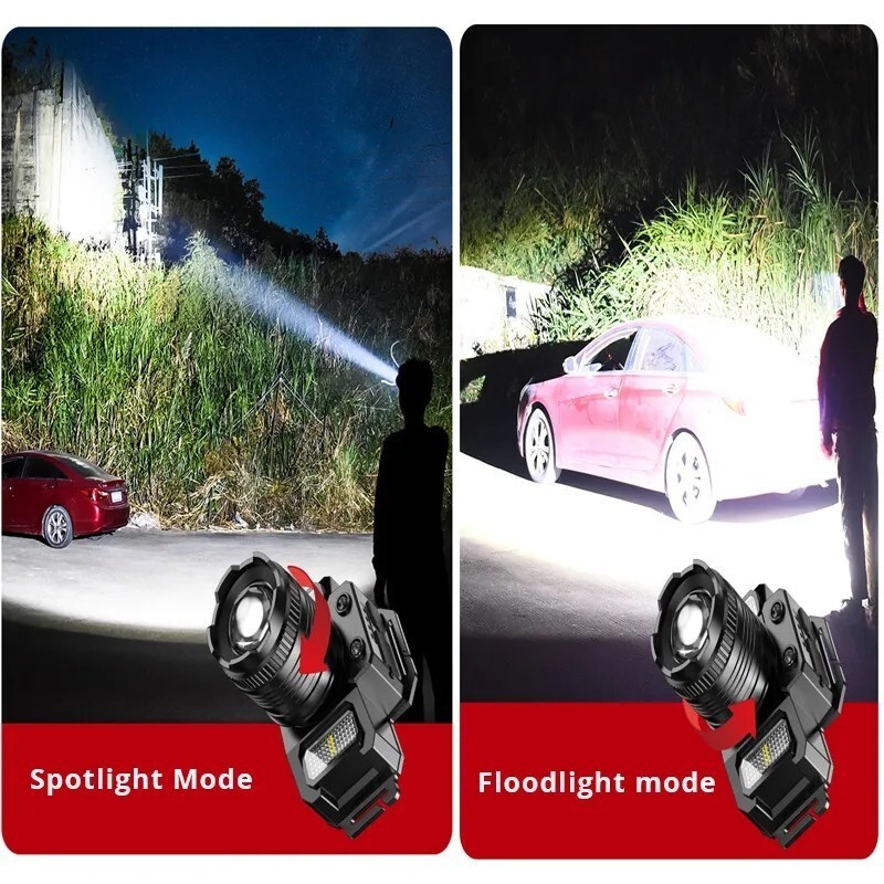 990000LM LED Headlamp Rechargeable Headlight Zoomable Head Torch Lamp Flashlight