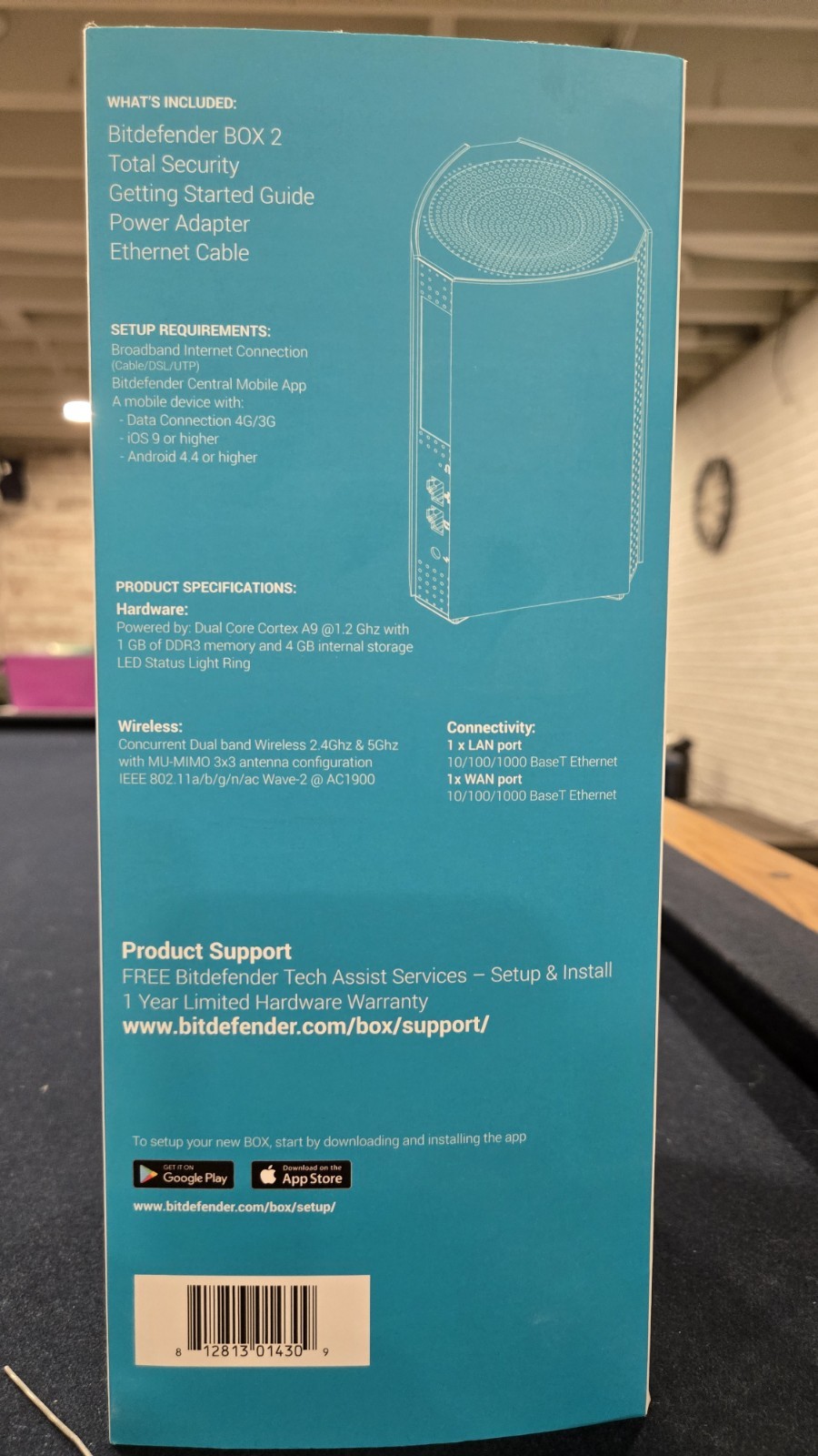 BitDefender BOX Smart Home Cybersecurity Hub (BT11021000)