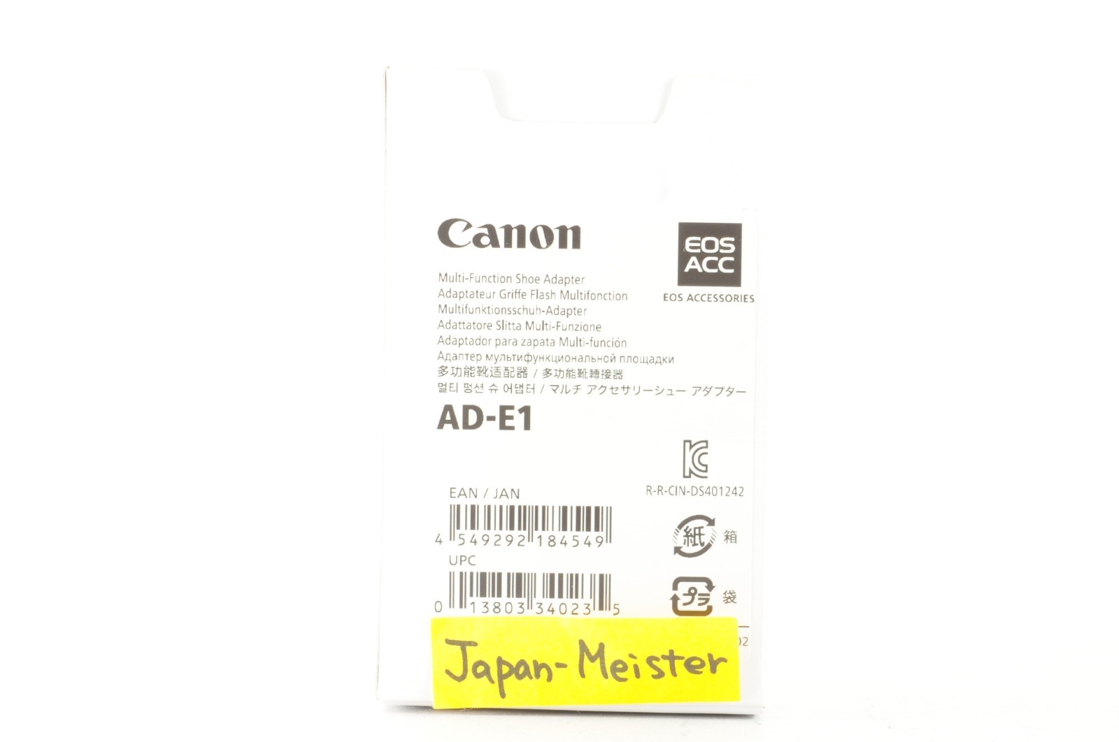 US Duty Paid Canon AD-E1 Multi-Function Shoe Adapter for EOS New