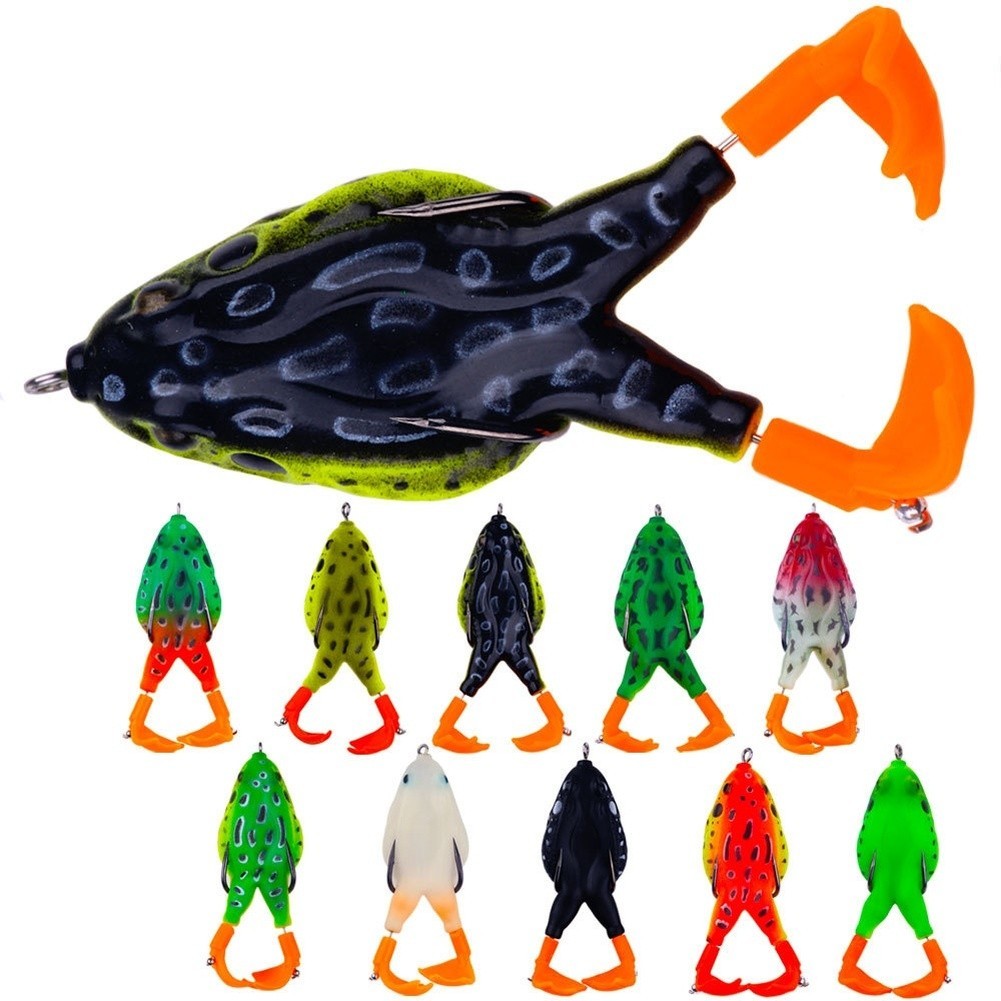 Thunder Frog 9cm Floating Lure 12g Rubber Topwater Bait for Bass Fishing