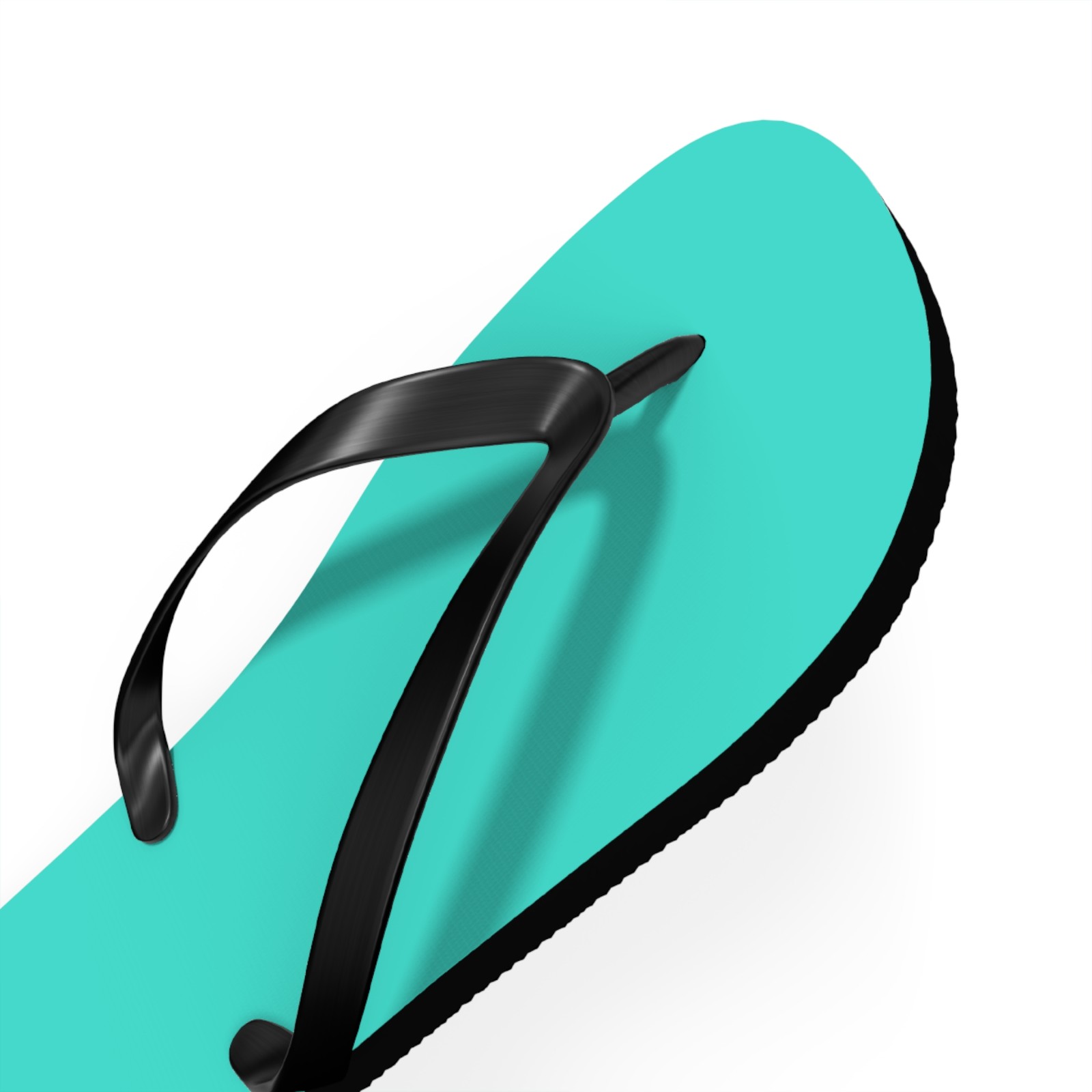 Neon Turquoise Flip Flops, Sandals Slides, Summer Footwear, Brand New