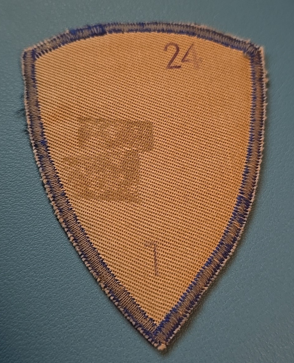 Rare-US Army Europe German made Woven Cloth Back Patch-No Glow-WW-II Era*