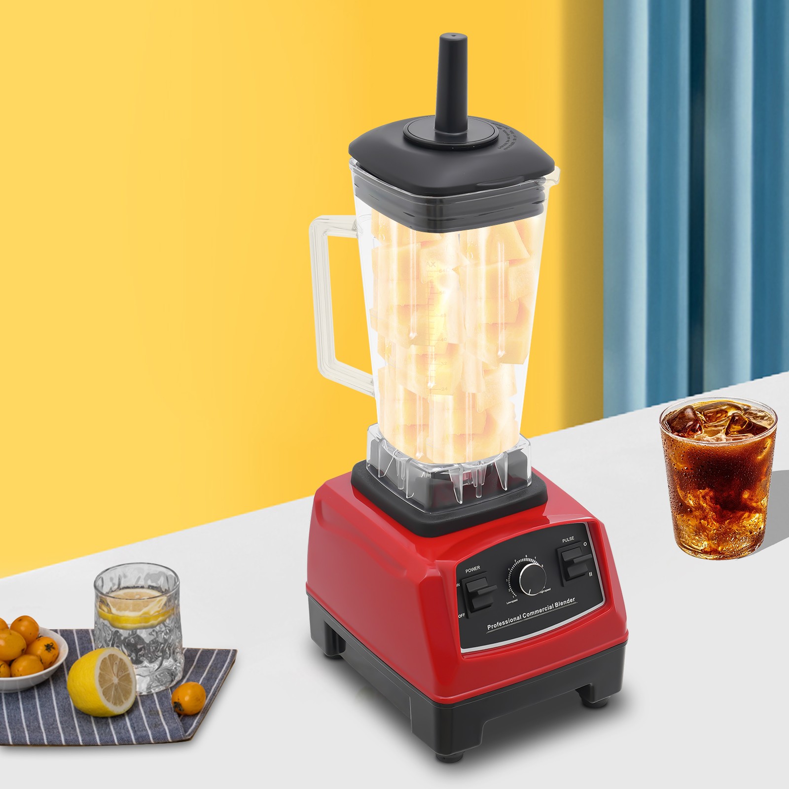3HP 2L Professional Power Blender Heavy Duty Commercial Blender Mixer Juicer US