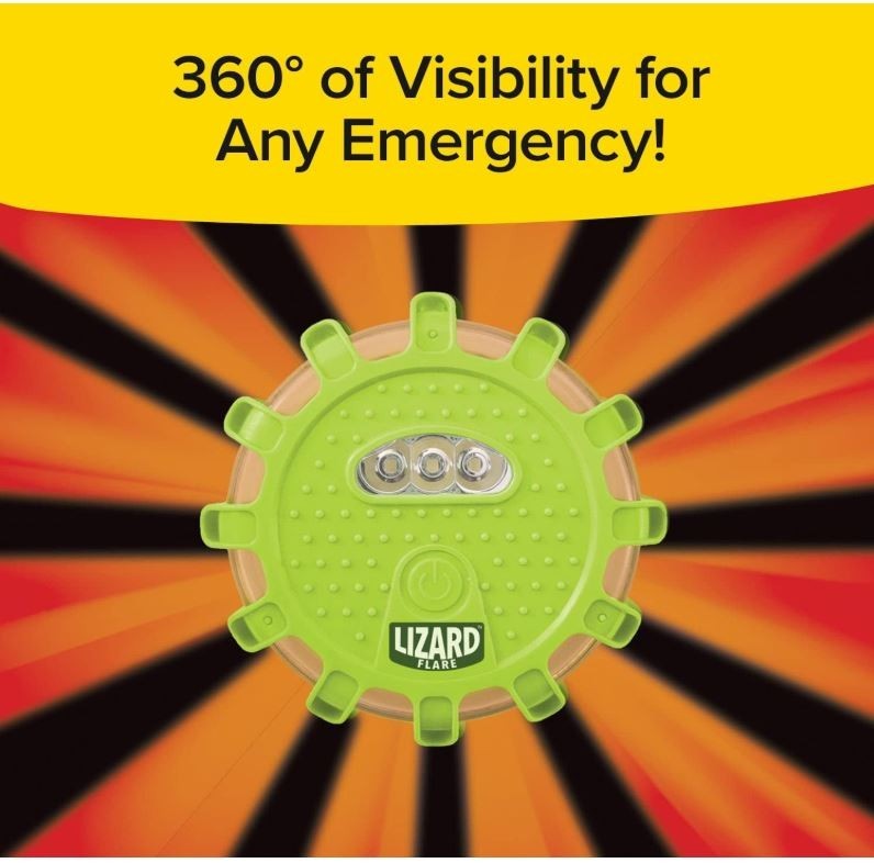 LIZARD FLARE Roadside Emergency Safety Disc Light