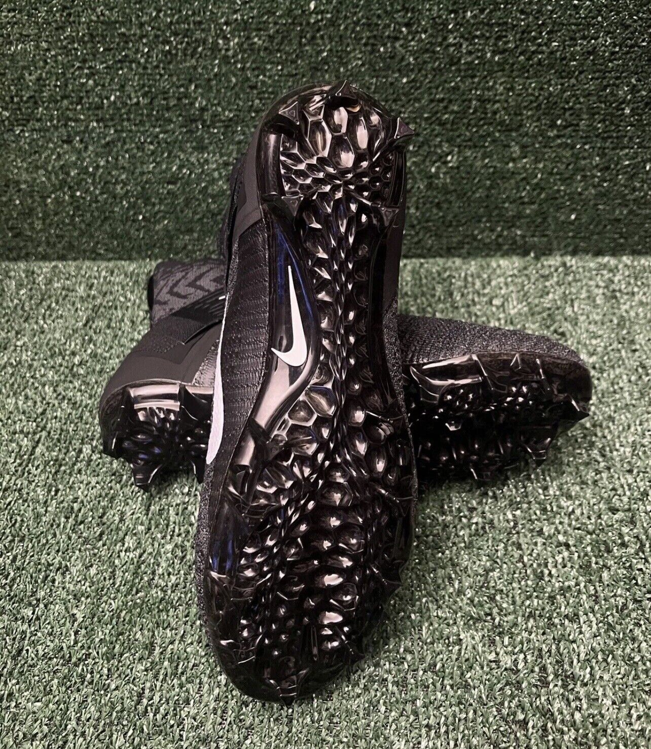 Nike Alpha Menace Elite 2 WD P FlyKnit Black White BV3298-001 Men's Sz 14 Wide