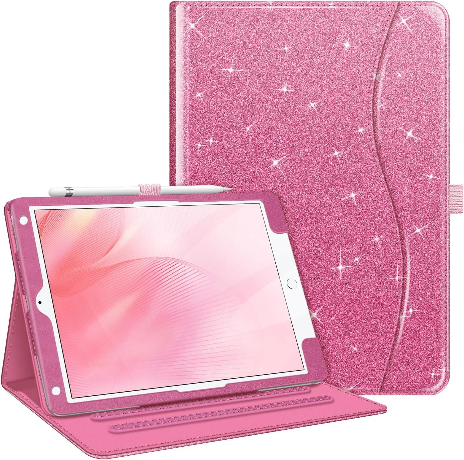 Case for iPad 9th / 8th / 7th Gen 10.2 Inch Multi-Angle Viewing Stand Cover