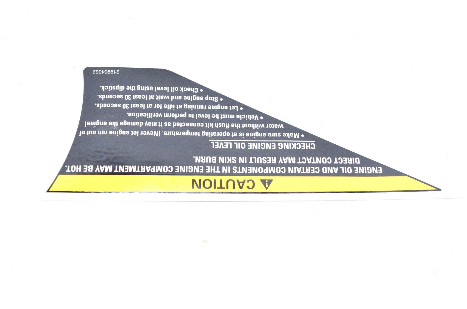 Aftermarket 219904062 Caution Decal NOS