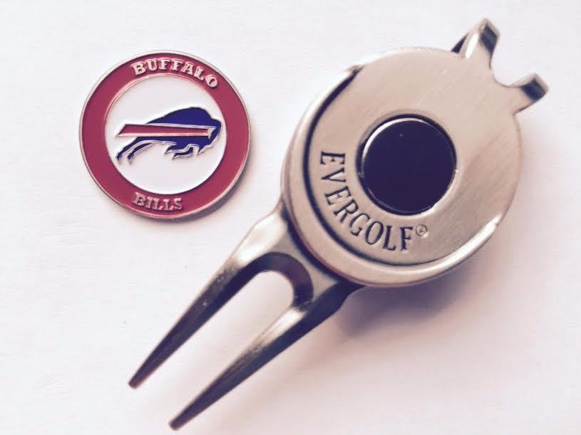 NFL Buffalo Bills Golf Ball Marker and Magnetic Divot Tool