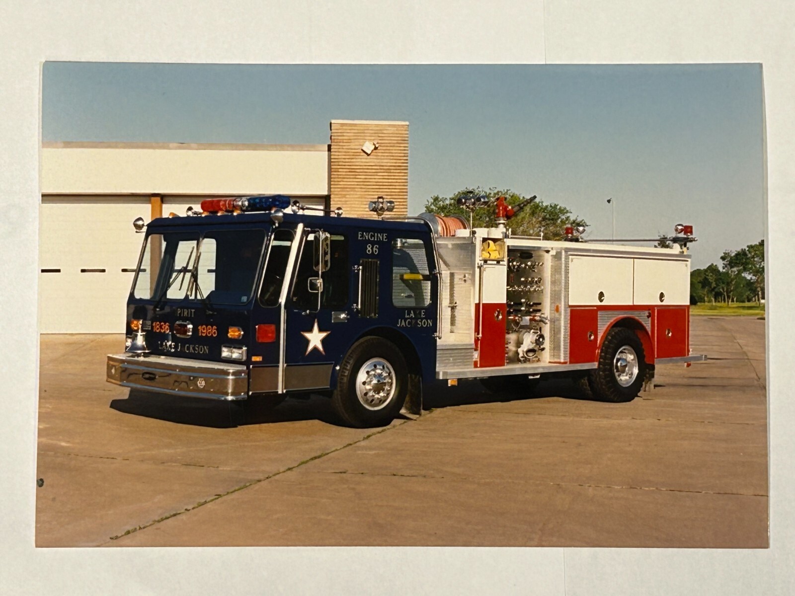Lake Jackson TX 1985 Emergency One pumper Fire Apparatus Photo A58