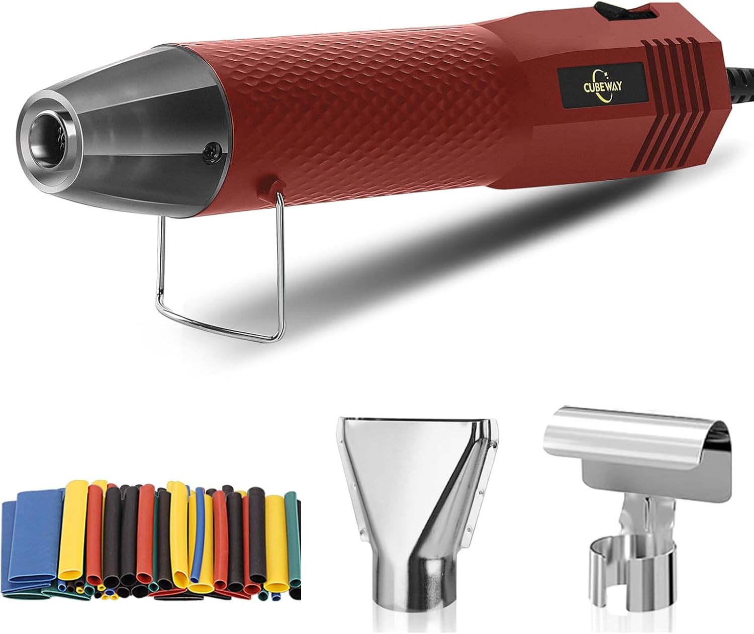 Mini Heat Gun 350W, 2-Temp Settings 392°F & 662°F,Fast Heat Hot Air Gun Tool