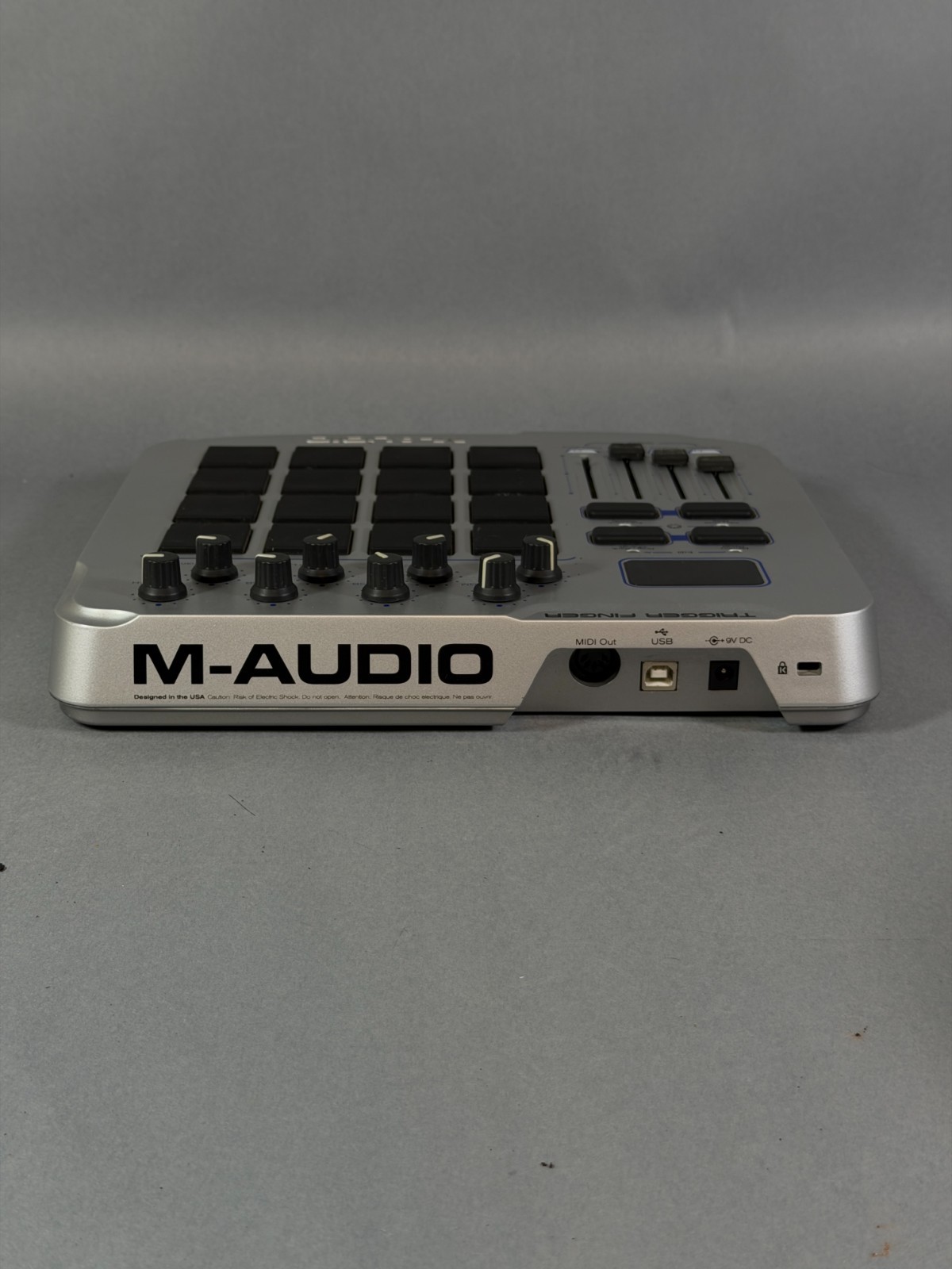 M-Audio Trigger Finger USB MIDI Controller Surface Drum Pad – No Power Adapter