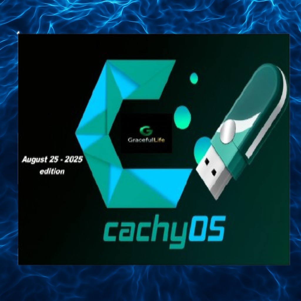 Linux CachyOS 64-Bit  Live Install Bootable OS Software ~ 8-25-2025 edition