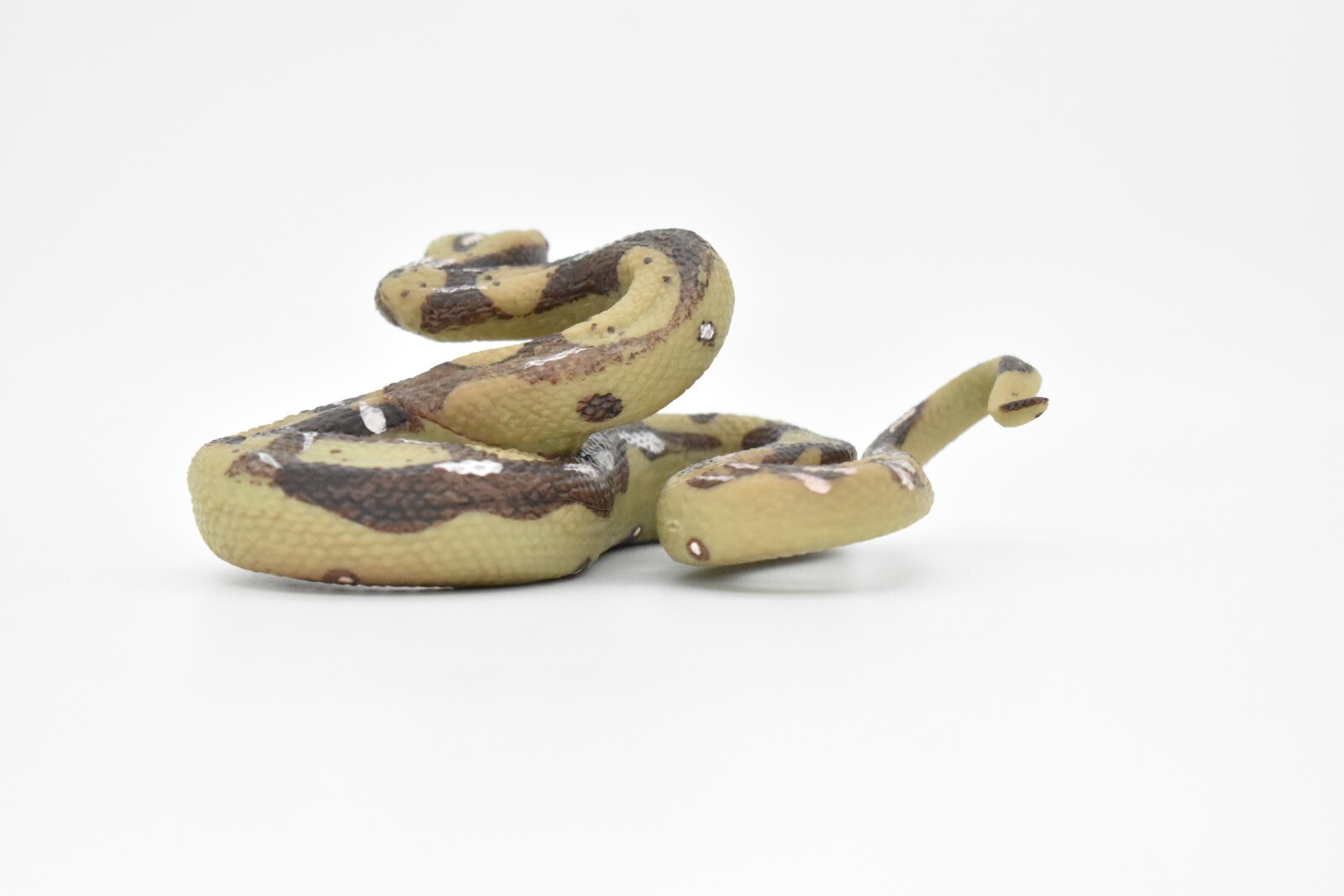 Python Snake Toy, Museum Quality Rubber Model Hand Painted Figurine 5" CH100BB87