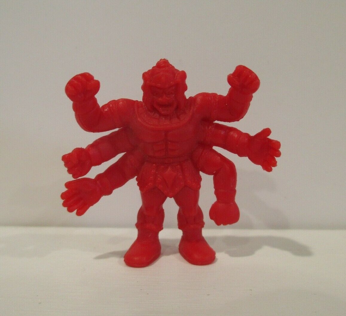 80's M.U.S.C.L.E. Men Kinnikuman Red Color 2" Ashuraman C Figure #129 Mattel