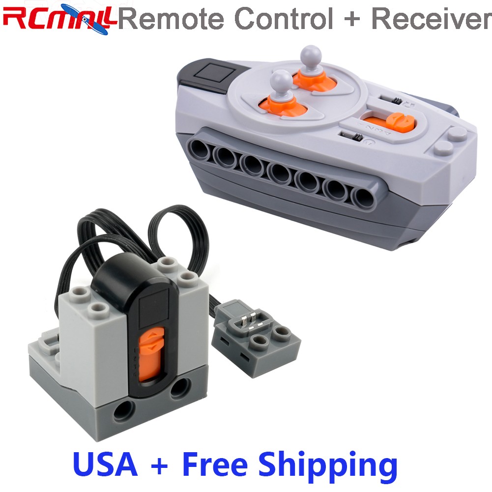 Small Remote Controller + Receiver MOC Power Function Building Block Parts USA