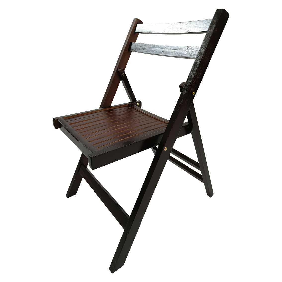 Set of 4 Folding Chair Event Chair Furniture Slatted Wood Cherry