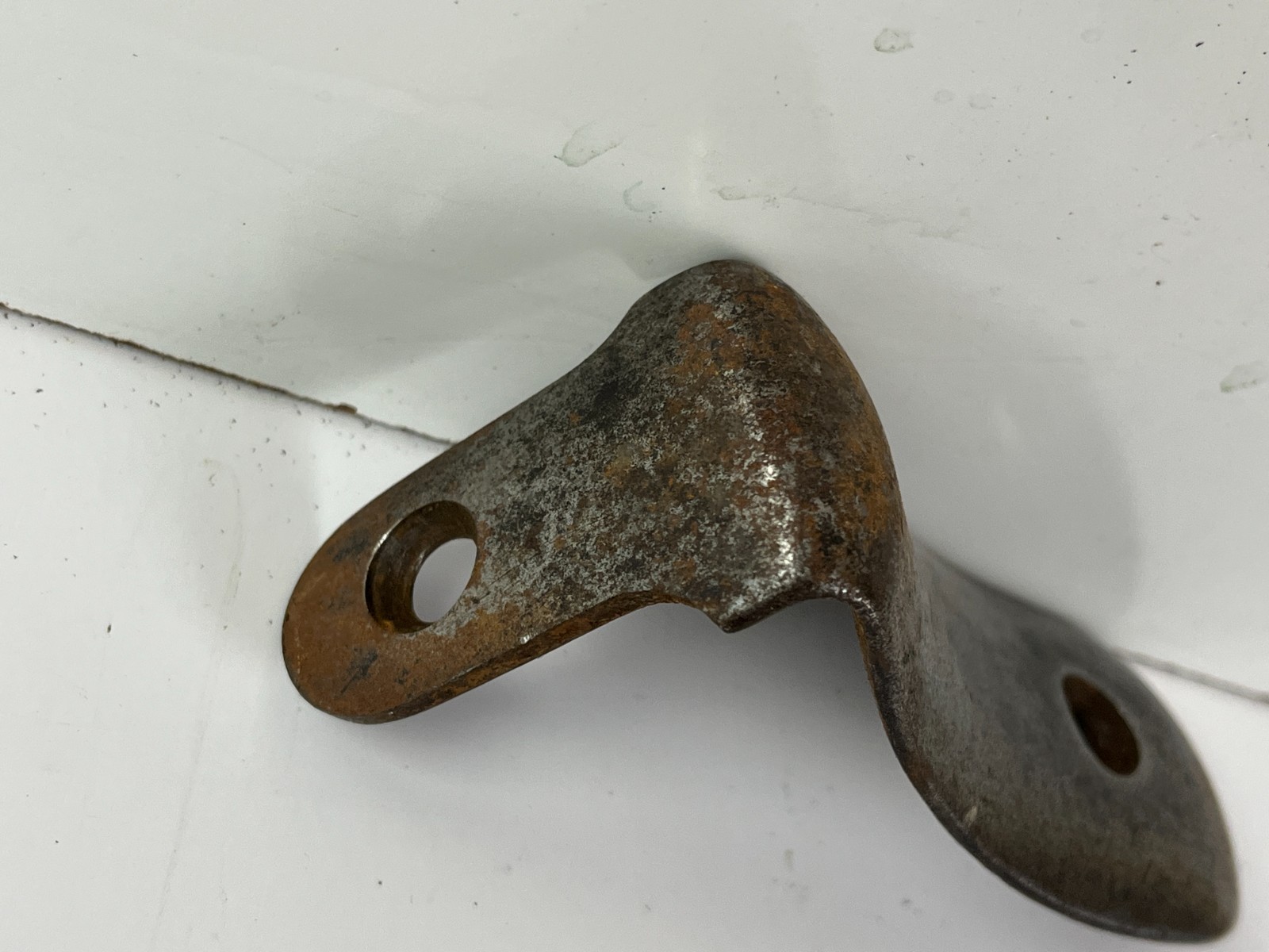Vintage Metal Rifle Butt Plate Salvage gun 1.5" x 5.75" Antique