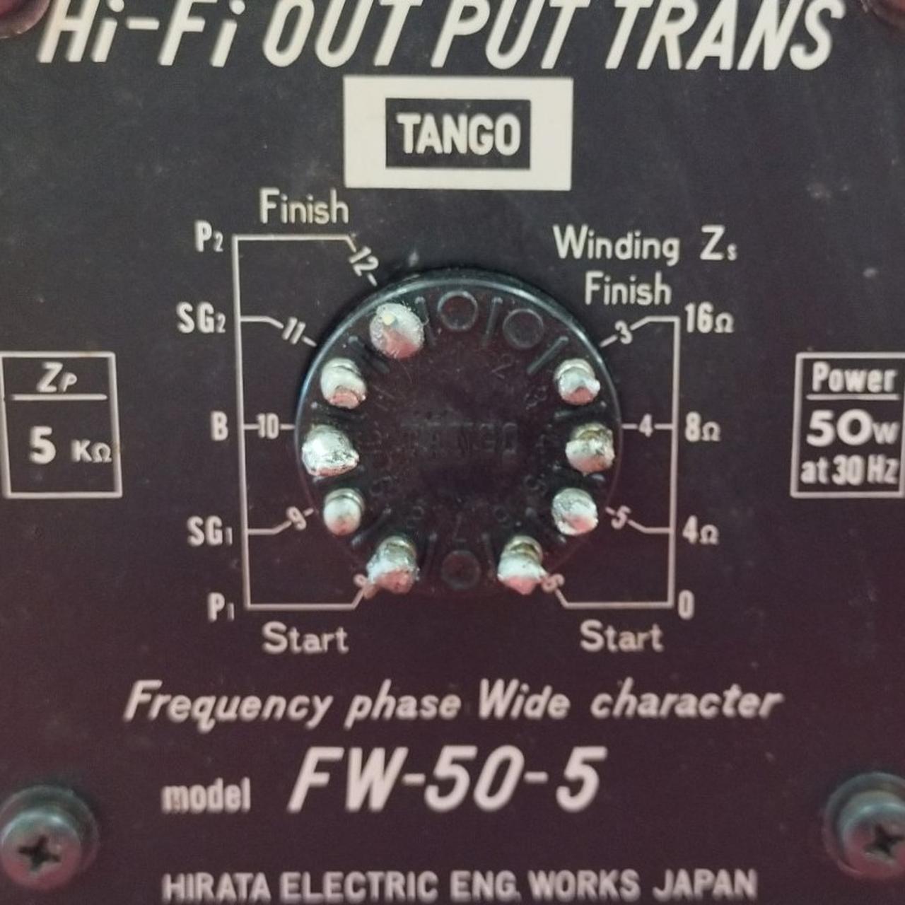 TANGO FW-50-5 output transformer used