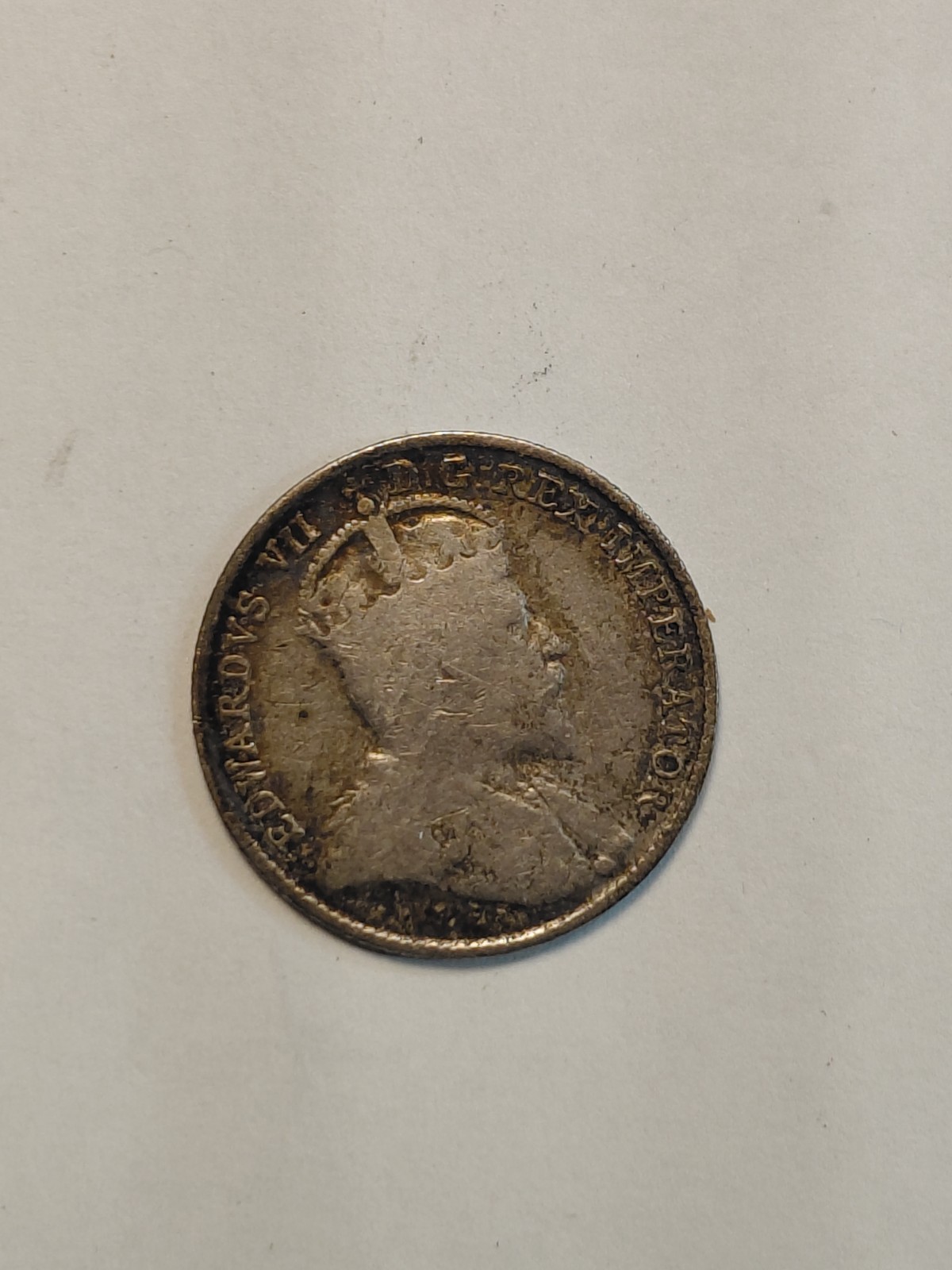 1905 Canadian 5 Cent Sterling Silver