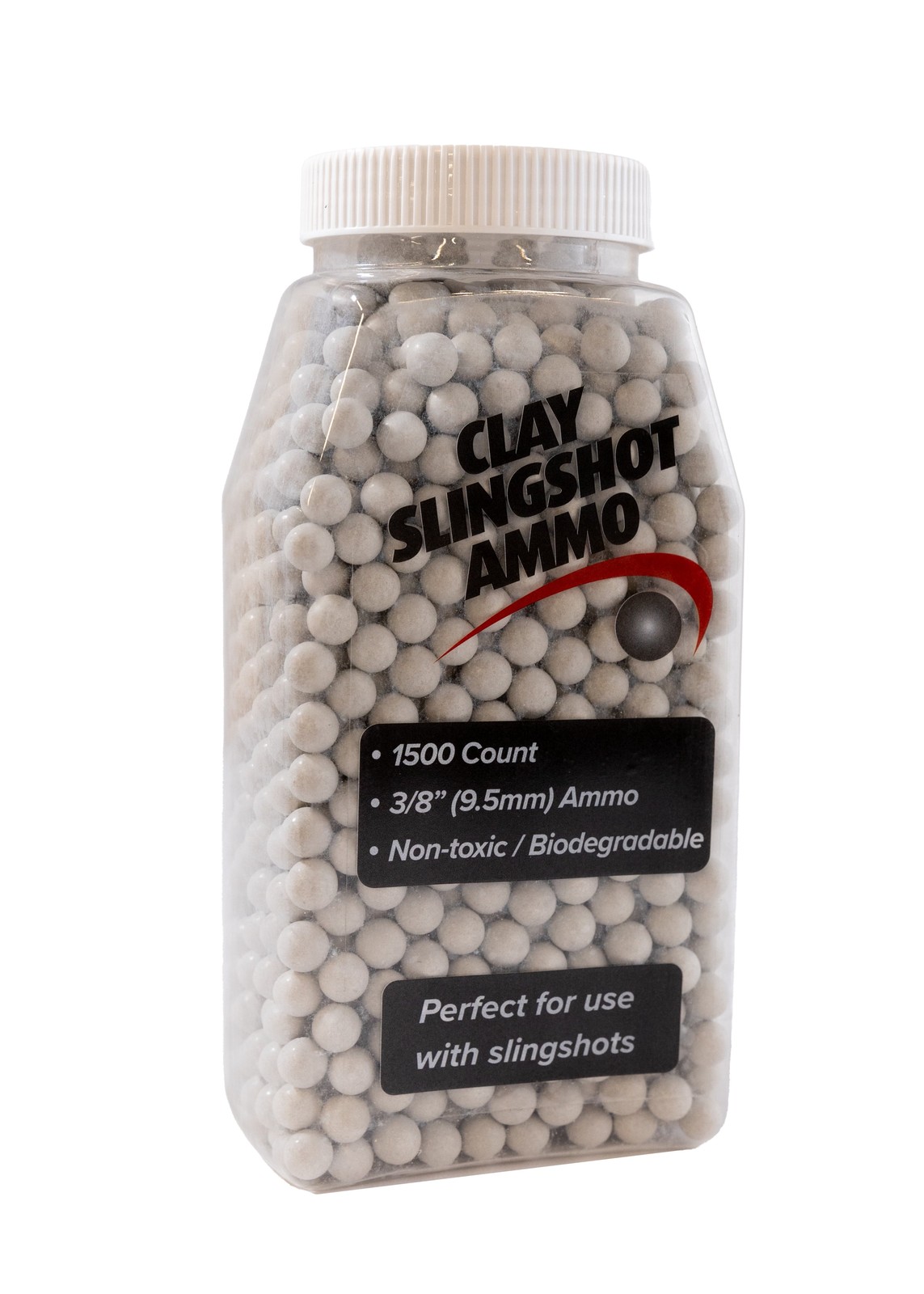 DAC 3/8" Clay Slingshot Ammo 1500ct (Model 38998) Fast Delivery