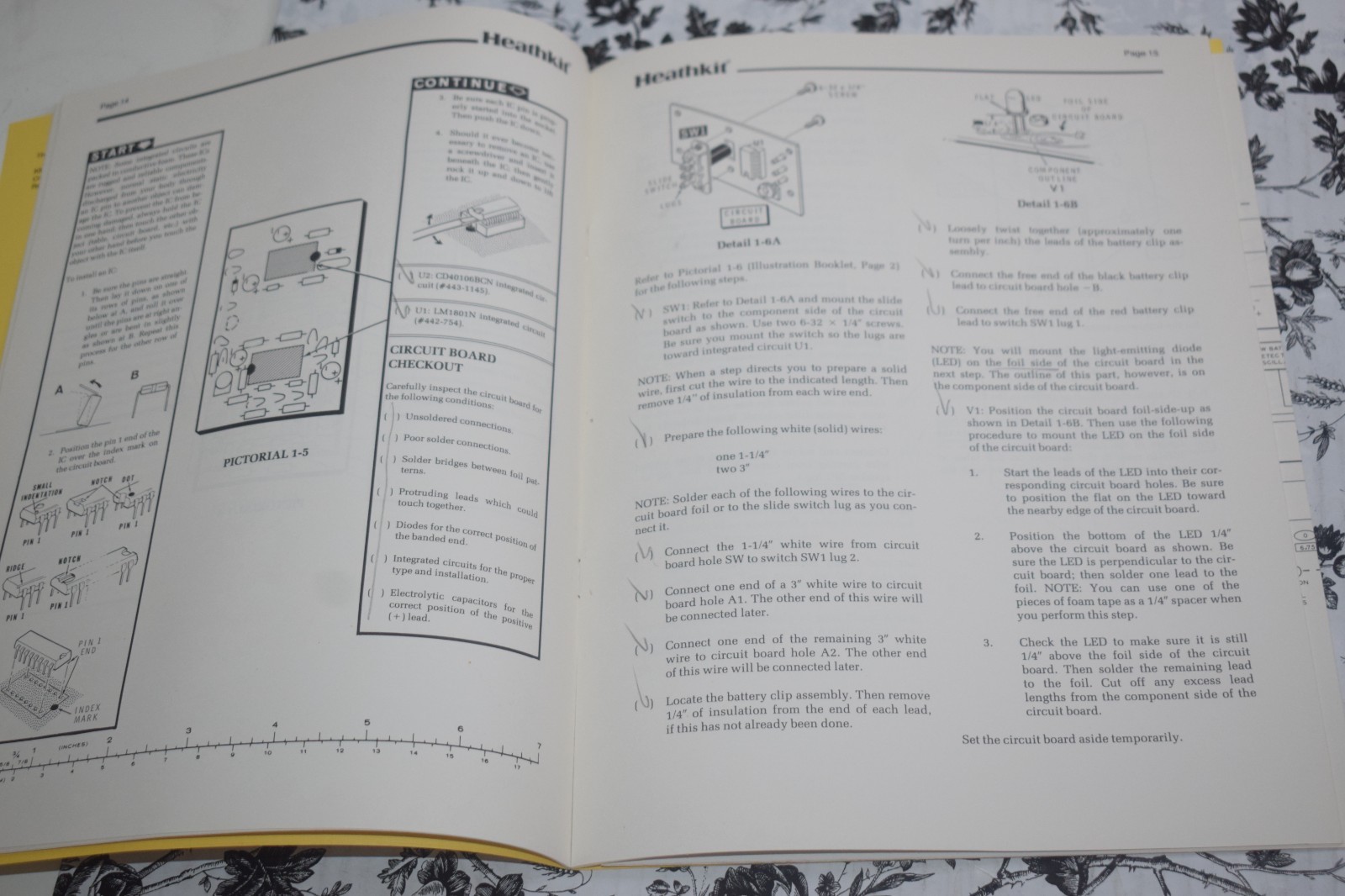 Original HEATHKIT MANUAL - Flood Alarm Model GD-1701