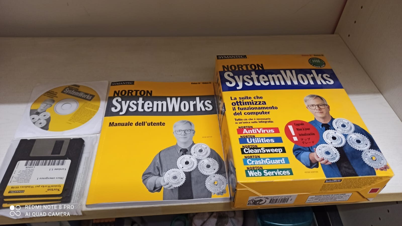 Symantec Norton SystemWorks 1995/1998 W2000 Vintage PC Big Box with Manual
