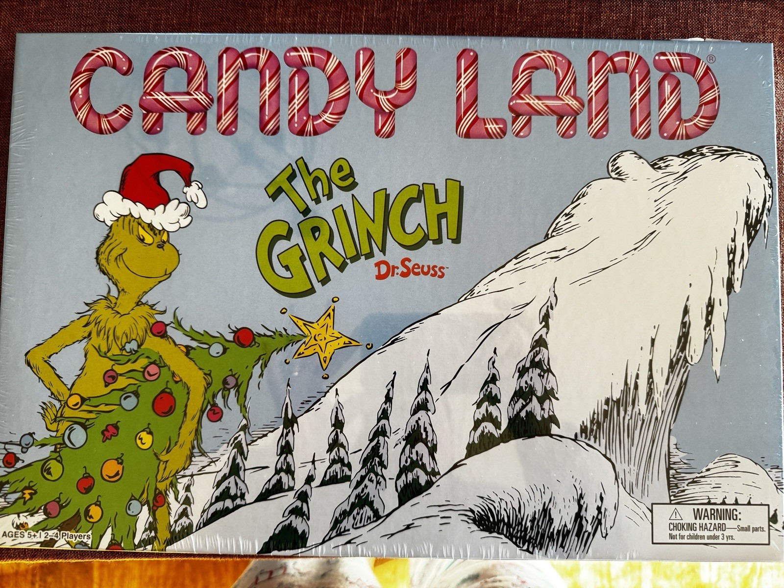 New Dr. Seuss Grinch Candy Land Board Game Hasbro Holiday Family Fun