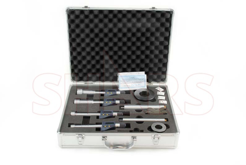 Shars 4" - 10" IP54 Electronic Three-Point Internal Micrometer Set R]
