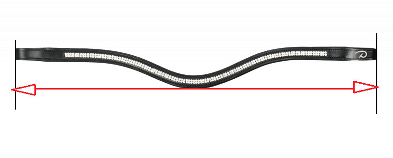 Dion Leather Browband - Lace