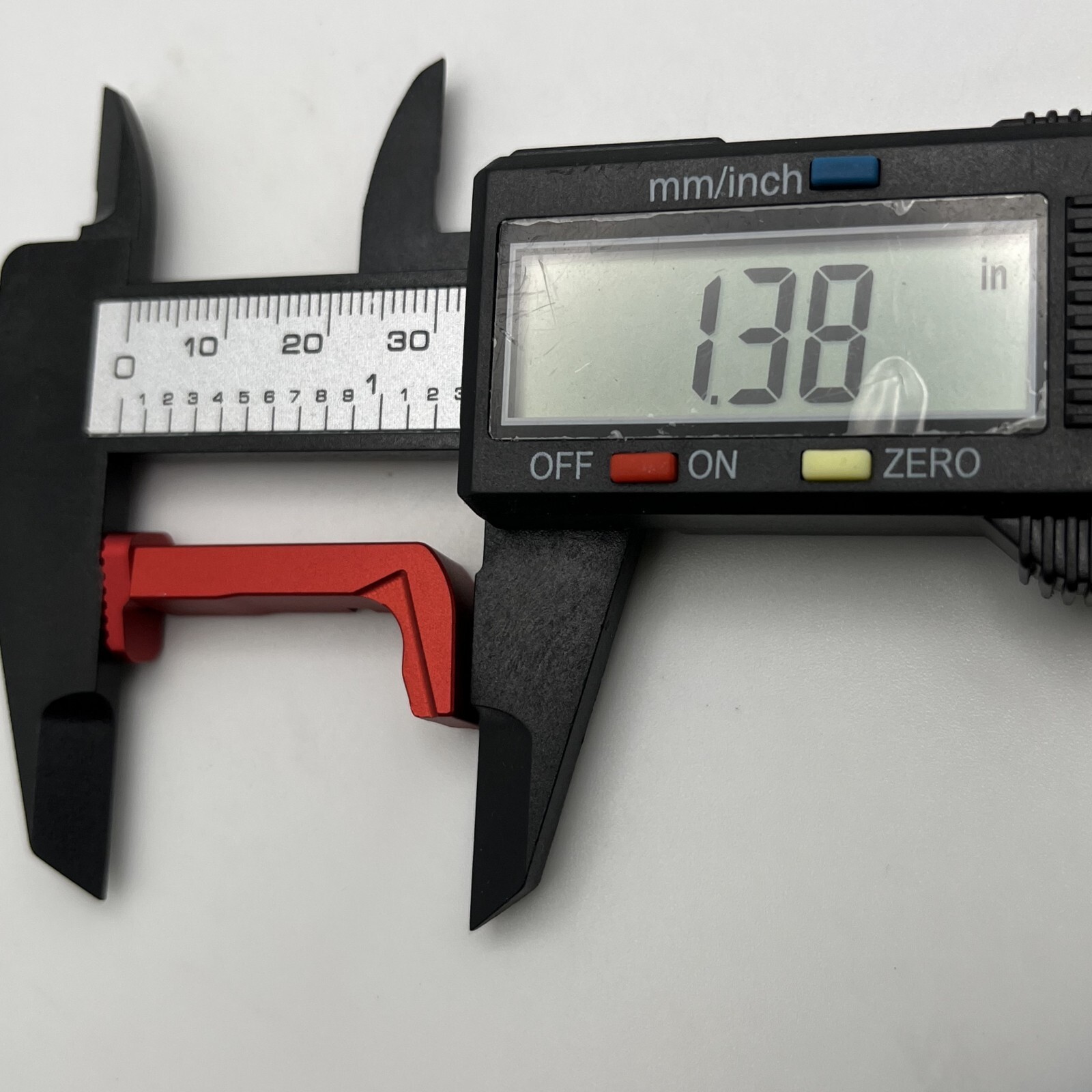Extended Mag Release For GIock Gen 3 17 19 26 34 Aluminum Red