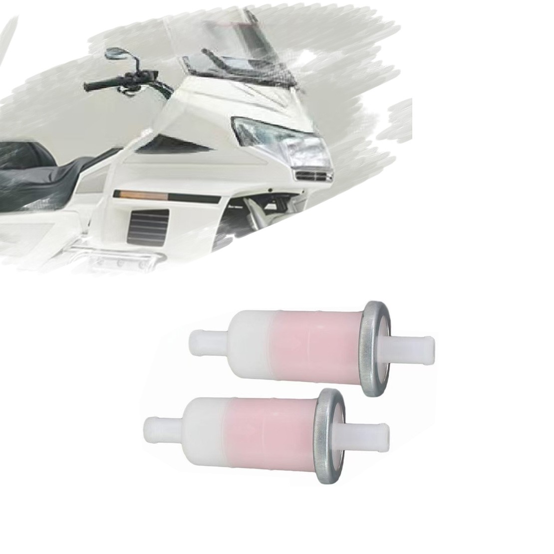 2Pcs 9.5mm 3/8" 16900MG8003 Fuel Filter For Honda Shadow Interceptor Goldwing K