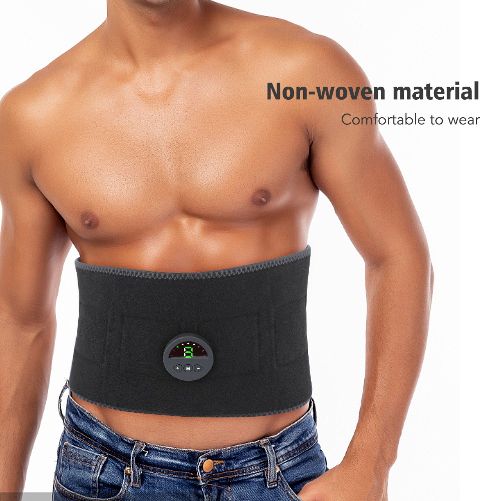EMS Abdominal Muscle Toning Trainer ABS Stimulator Toner Fitness Binder Gym Belt