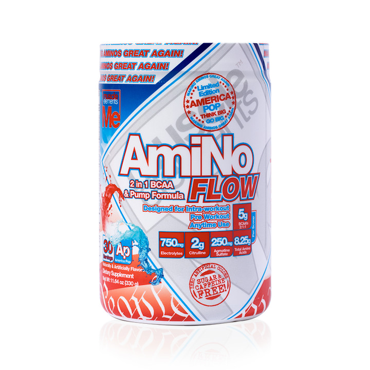 Muscle Elements Amino Flow BCAA 2:1:1 Intra Workout AMERICA POP (30 Servings)