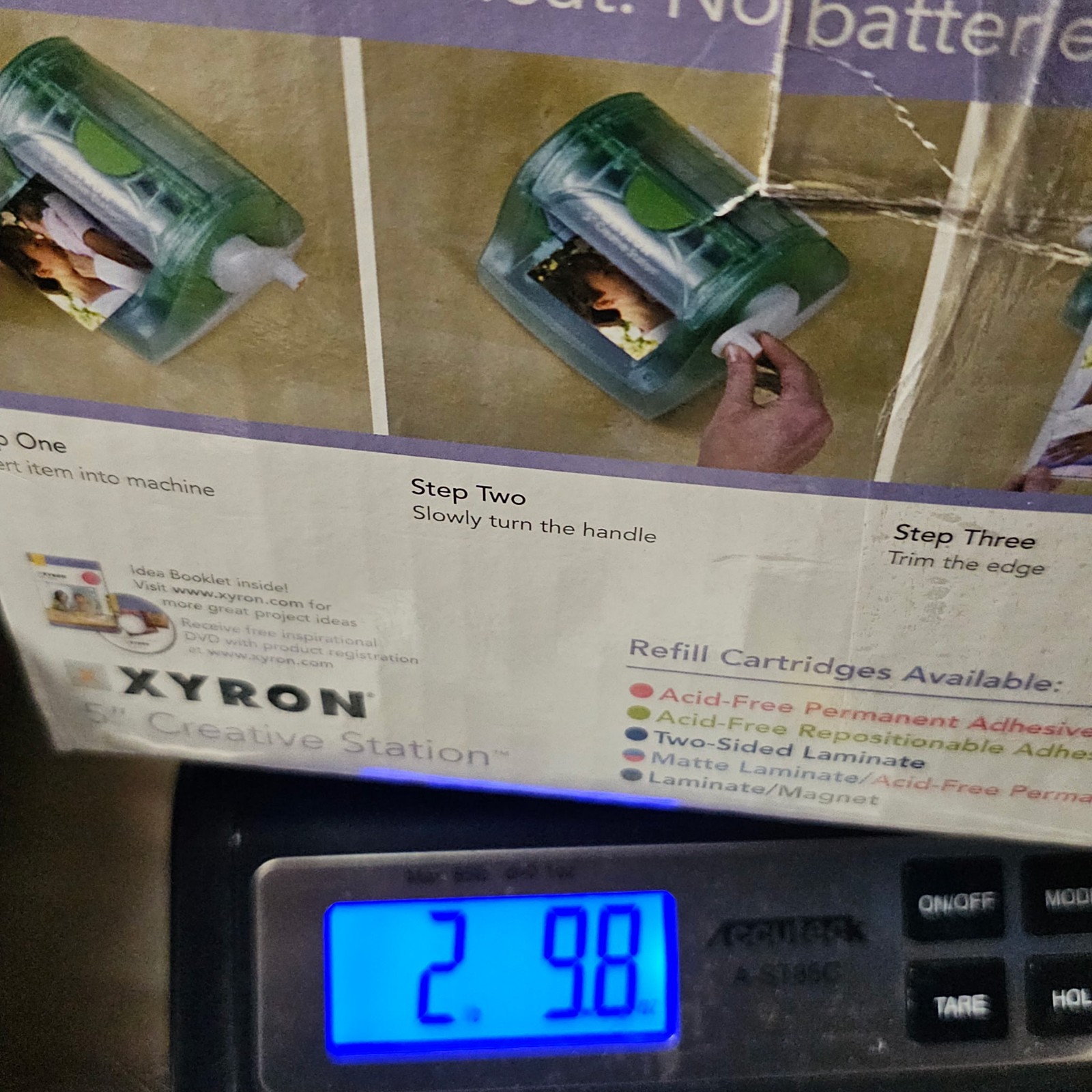 Xyron 5" Creative Station Machine – Original Box & Paperwork
