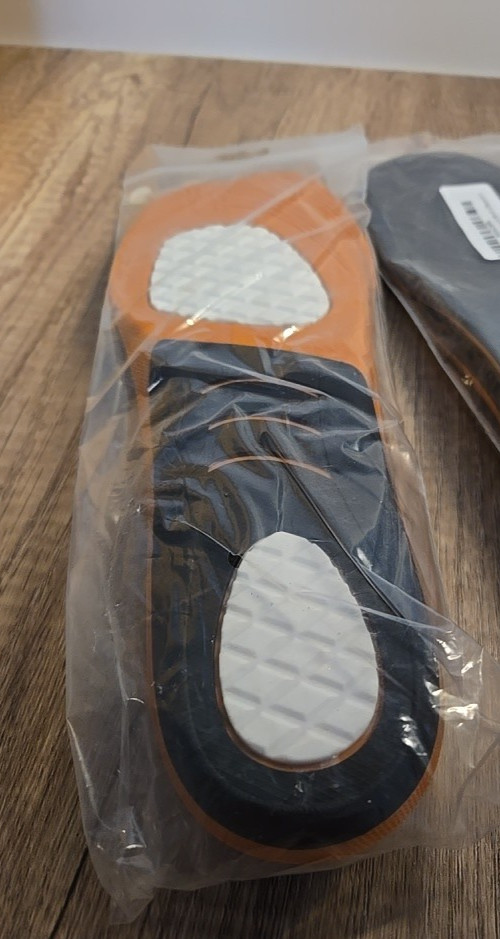 Plantar Fasciitis Insoles Large Men 8 -12 Women 9-13 - 1 Pair New In Package