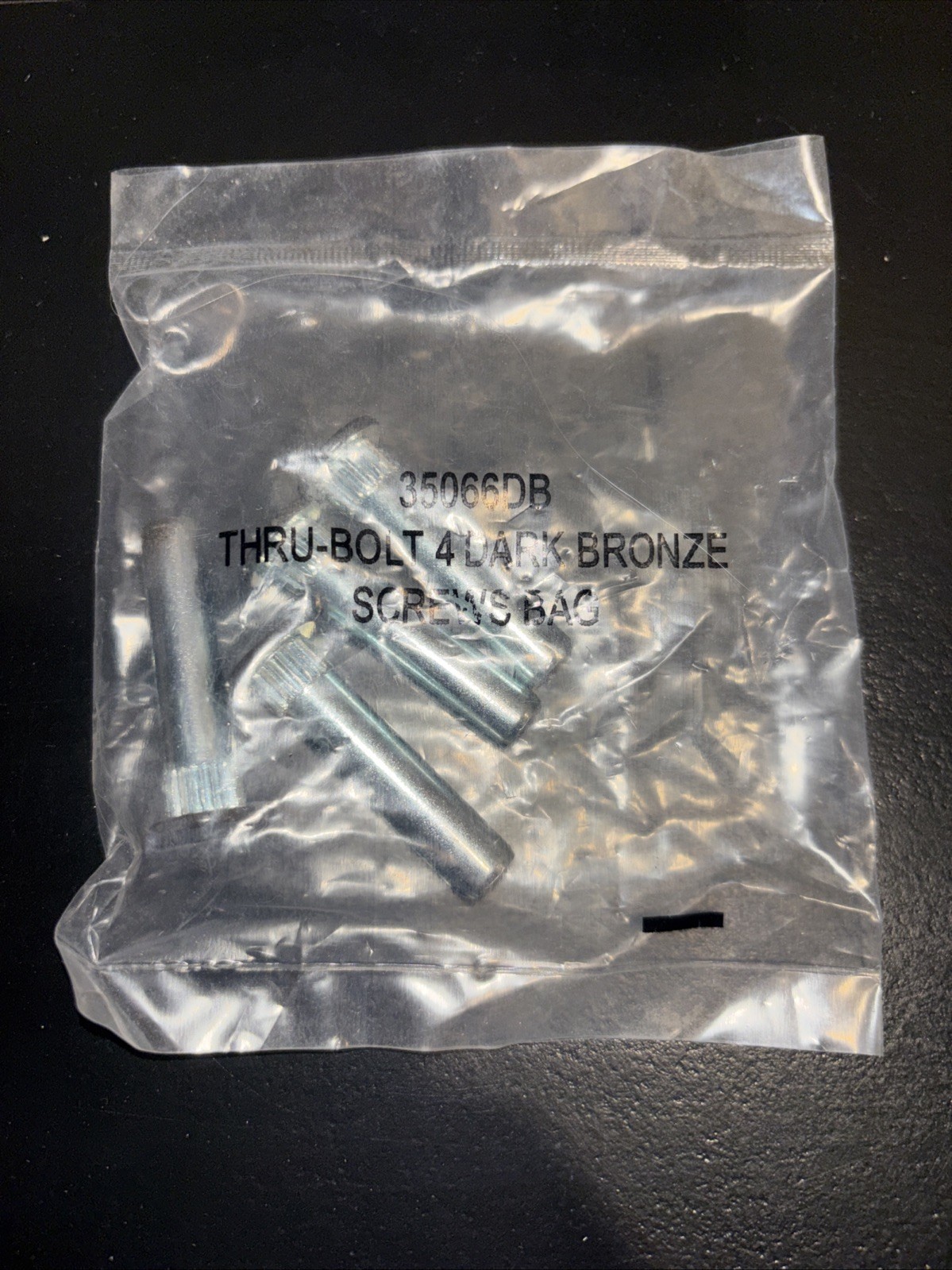 LCN ALUMINUM 35066 THRU-BOLT 4 SCREW BAG SET