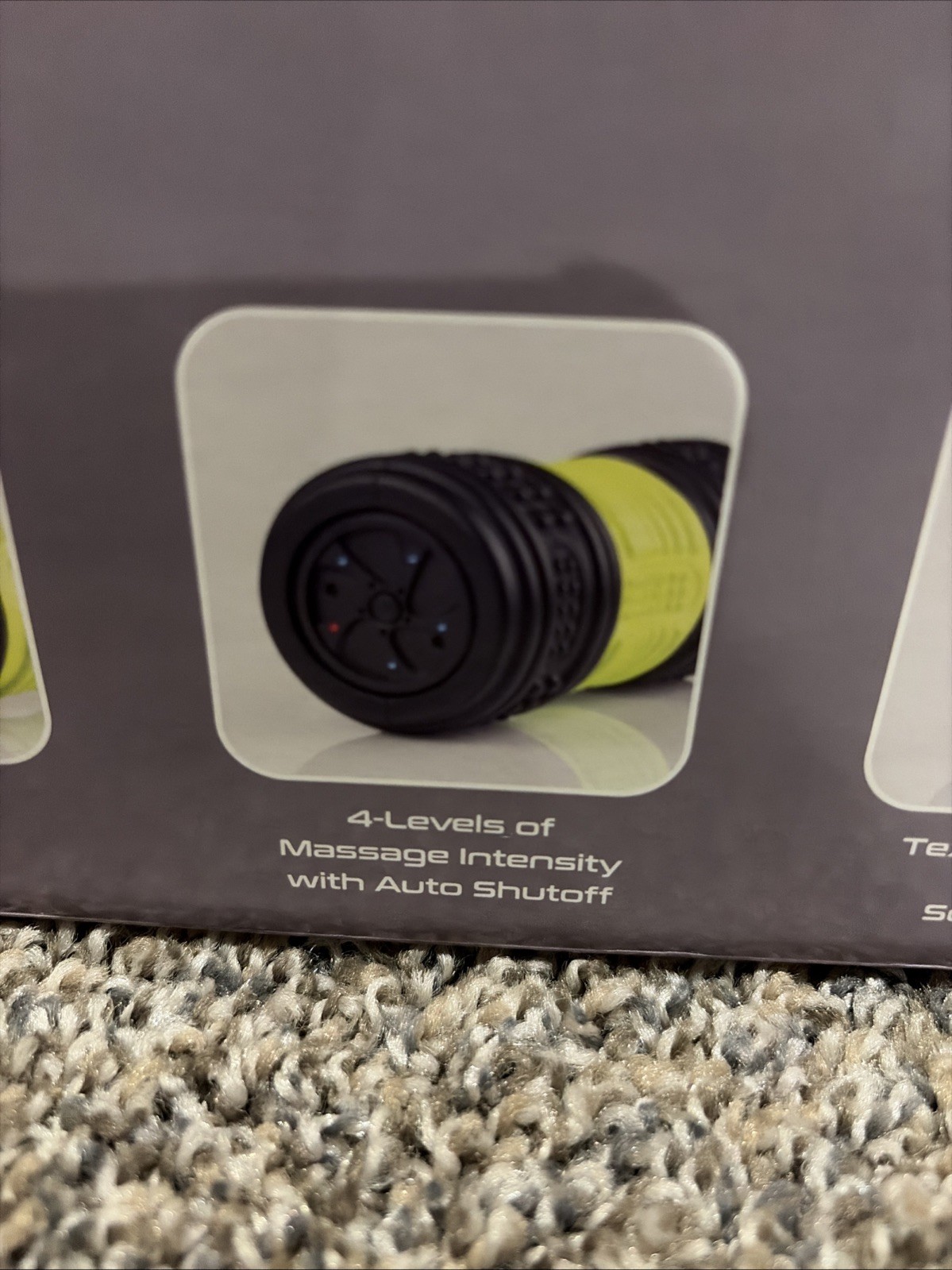 HealthSmart 4-Speed Vibrating Exercise Roller