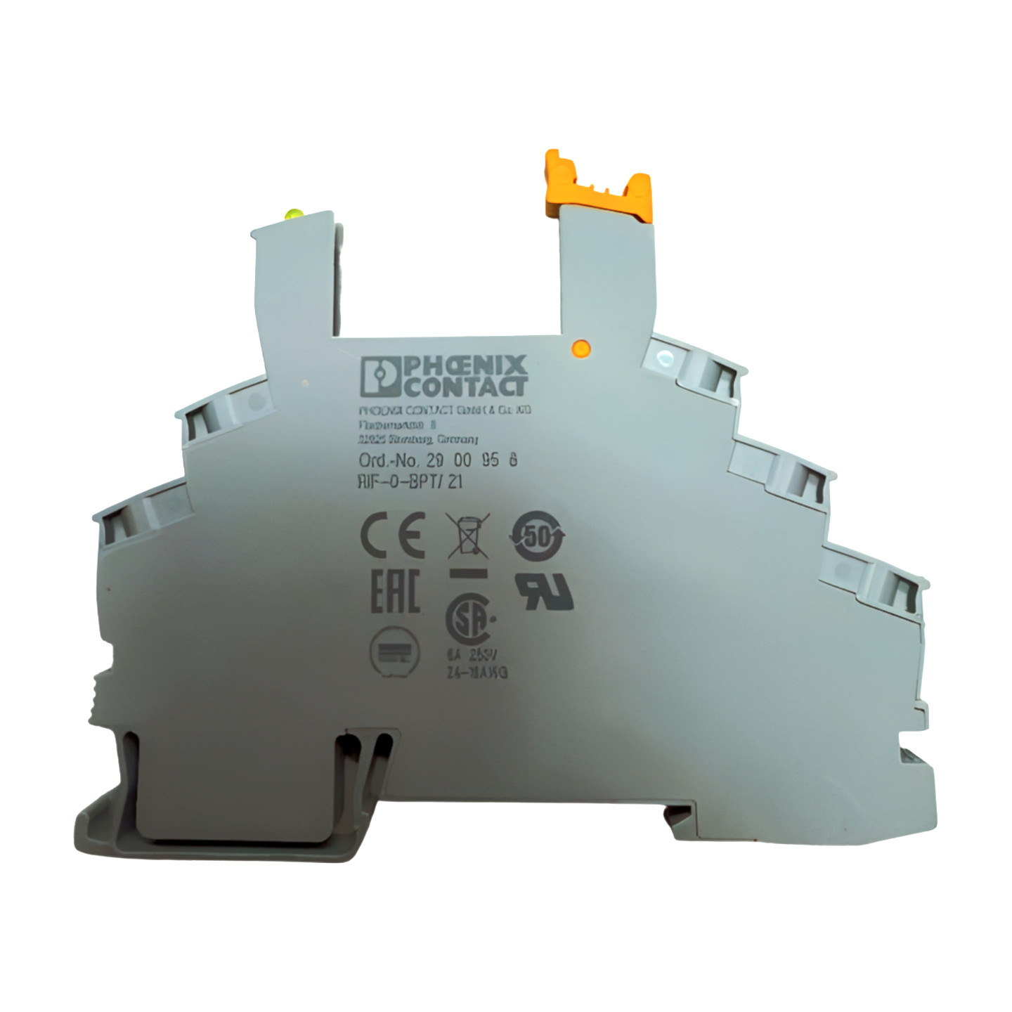 (Box of 10) Phoenix RIF-0-BPT/21 Relay Base, 6A, 250V, 24-16AWG *Free Shipping*