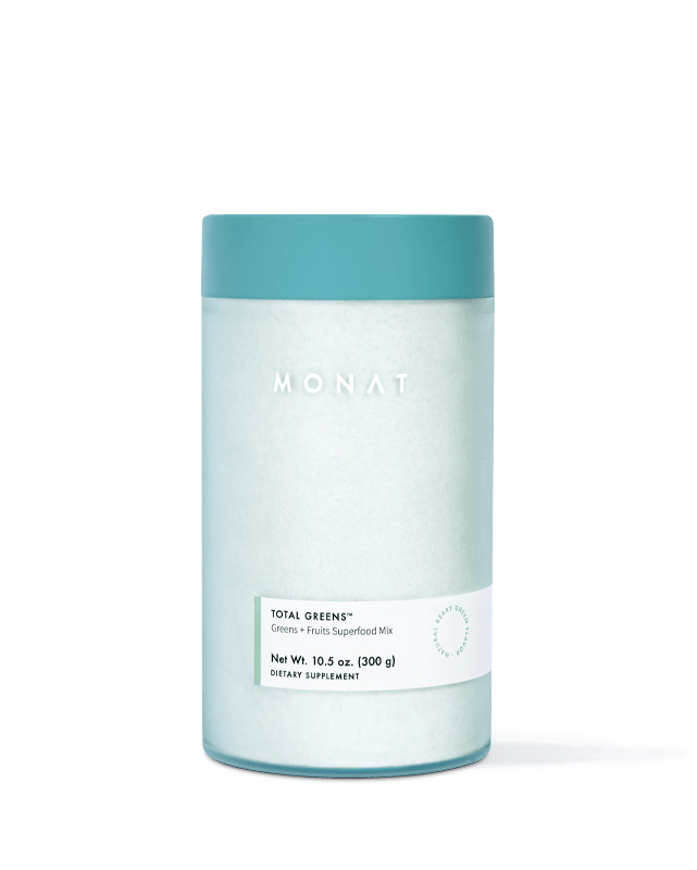 Monat Total Greens Superfood Mix Natural Berry Flavor 10.5 oz NEW Exp  7/2026