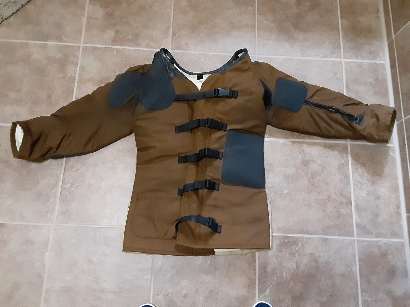 Creedmoor Sports Hardback Shooting Coat  Size 38  Brown Cordura- Right Hand